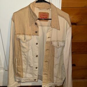 Levi's Beige and Cream Denim Jacket